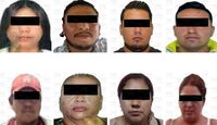 Detienen y vinculan a proceso a ocho sujetos por secuestro en Hidalgo y Puebla.