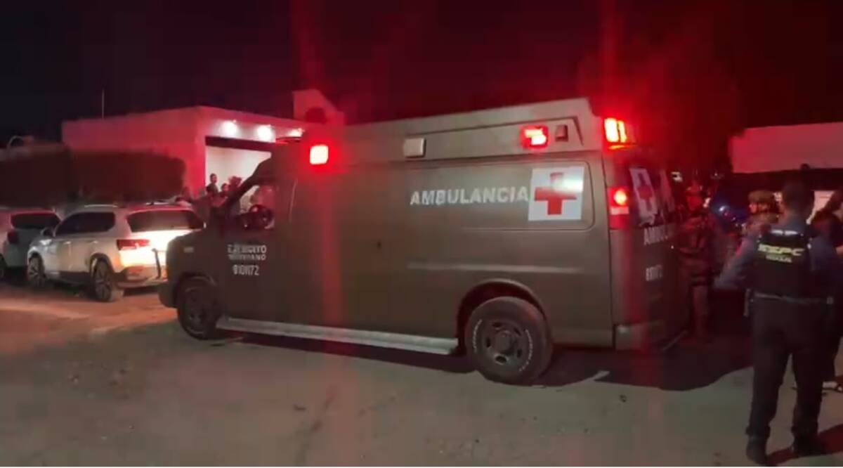 Eran alrededor de las 20:30 horas cuando se escucharon los disparos sobre la calle Mar de Coral.