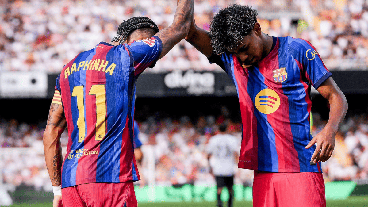 La noche tuvo como uno de sus grandes protagonistas a Lamine Yamal. | @FCBarcelona