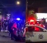 La situación rápidamente subió de tono hasta que se registró una riña.