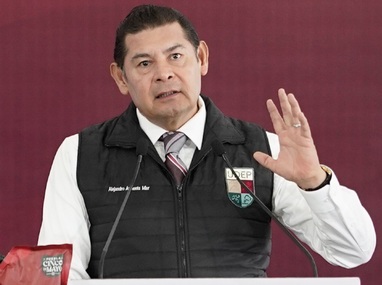Armenta agradeció al secretario de Seguridad federal, Omar García Harfuch, por el despliegue del Operativo Enjambre en Puebla | Óscar Rodríguez