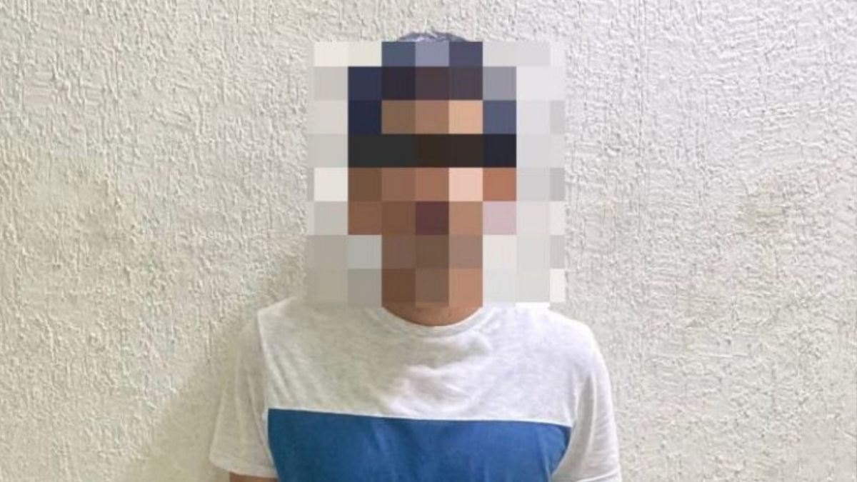 El arresto se registró el pasado domingo a las 15:21 horas, en la intersección de la avenida Juárez y la Privada Santa.