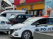 Elementos de seguridad acordonaron el perímetro en el cruce de López Mateos y De la Juventud.