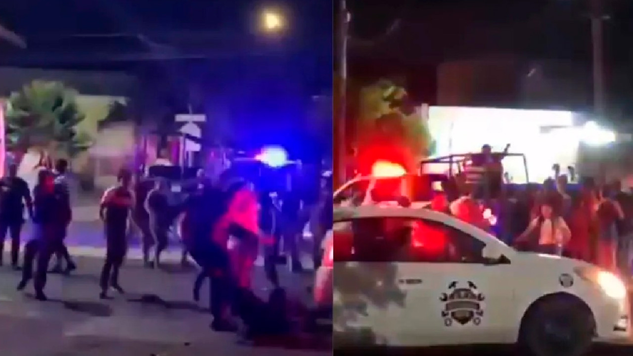 Enfrentamiento entre policías y civiles deja dos oficiales lesionados en El Carmen