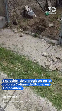 Explota un registro en Tlajomulco