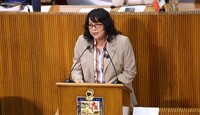 La Legisladora puntualizó que se propone reformar el artículo 79 de la Constitución local.