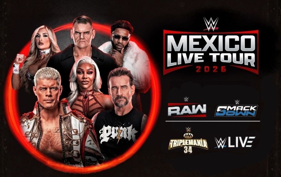 La última vez que WWE transmitió un evento de Raw y SmackDown en México fue en el 2011.