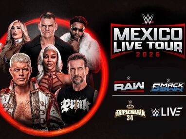 La última vez que WWE transmitió un evento de Raw y SmackDown en México fue en el 2011.
