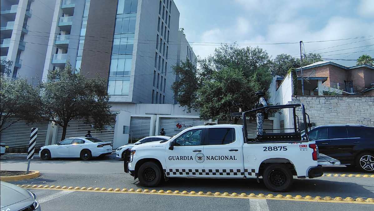 La zona permanece bajo resguardo de unidades de la Guardia Nacional.