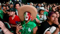 Afición disfrutando del Fan Fest en Monterrey. / Roberto Alanís