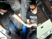 Un agente de tránsito y vialidad intervino en el lugar para frenar los golpes y asegurar al presunto delincuente.