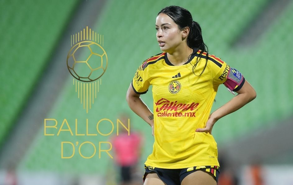 Las Águilas y la atacante mexicana competirán en Londres ante figuras de clubes como Barcelona, Real Madrid, Lyon y Chelsea.
