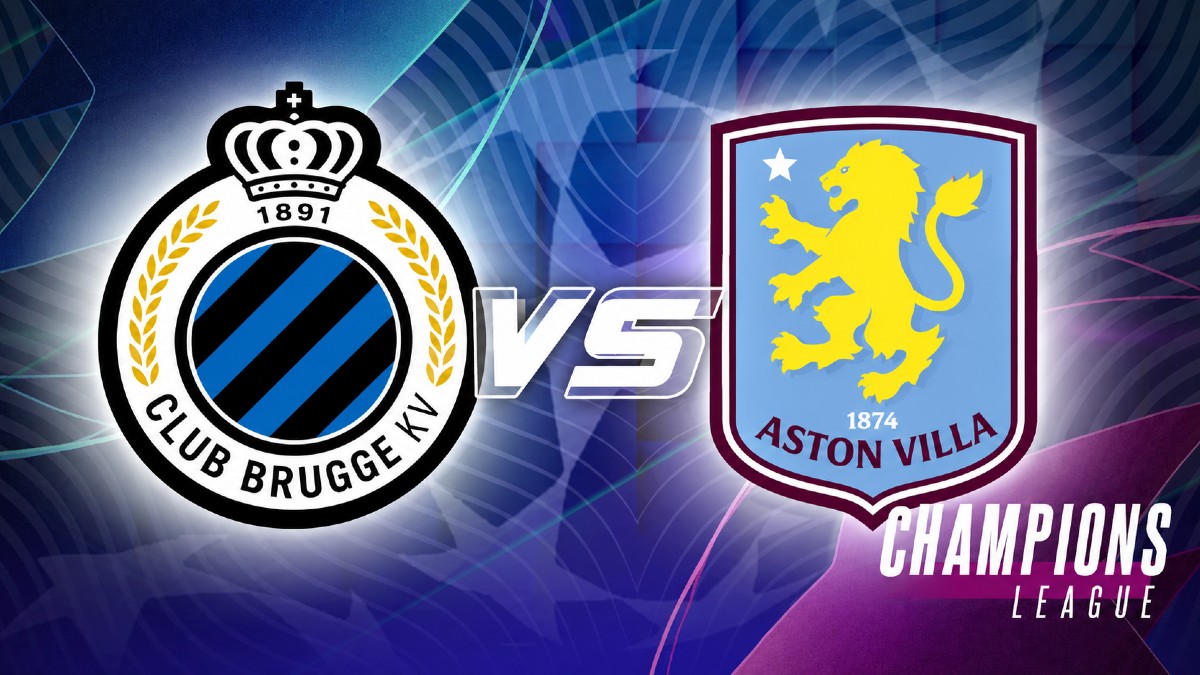 Club Brujas y Aston Villa se enfrentan en la Jornada 1 de la Champions League
