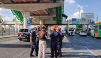 Las corporaciones de auxilio atendieron a la mujer sobre la avenida Sendero Divisorio.