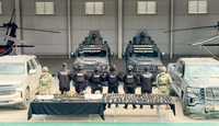 Fuerza Civil asegura armas, municiones y vehículos tras operativo en Parás, Nuevo León