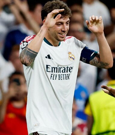 Kylian Mbappé y Federico Valverde le dieron el triunfo al Real Madrid frente a Inter / Reuters