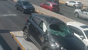 La carga vehicular se intensificó durante casi una hora.