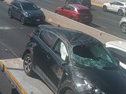 La carga vehicular se intensificó durante casi una hora.