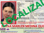 La mujer y su hija fueron localizadas en buen estado de salud.