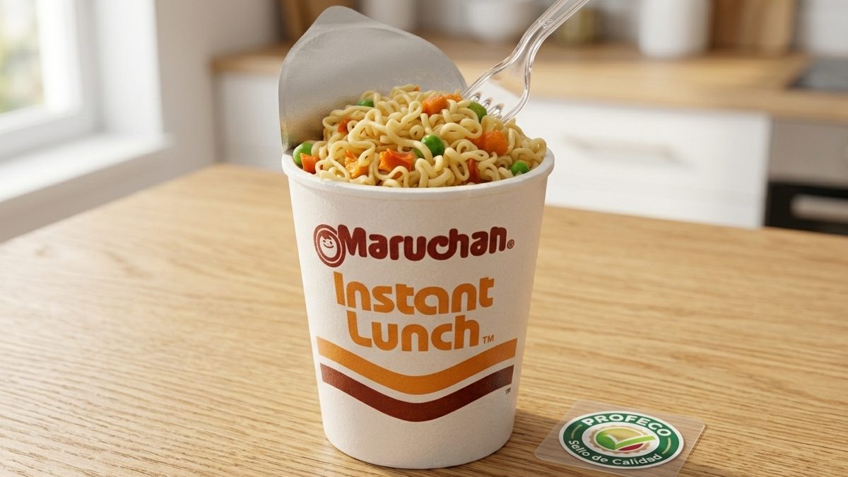 La sopa Maruchan no está hecha de plástico, como se cree