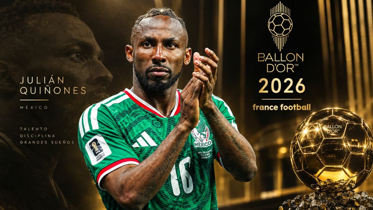 ¡Oficial! Junto a Messi, Haaland y Yamal, Julián Quiñones es nominado al Balón de Oro 2026