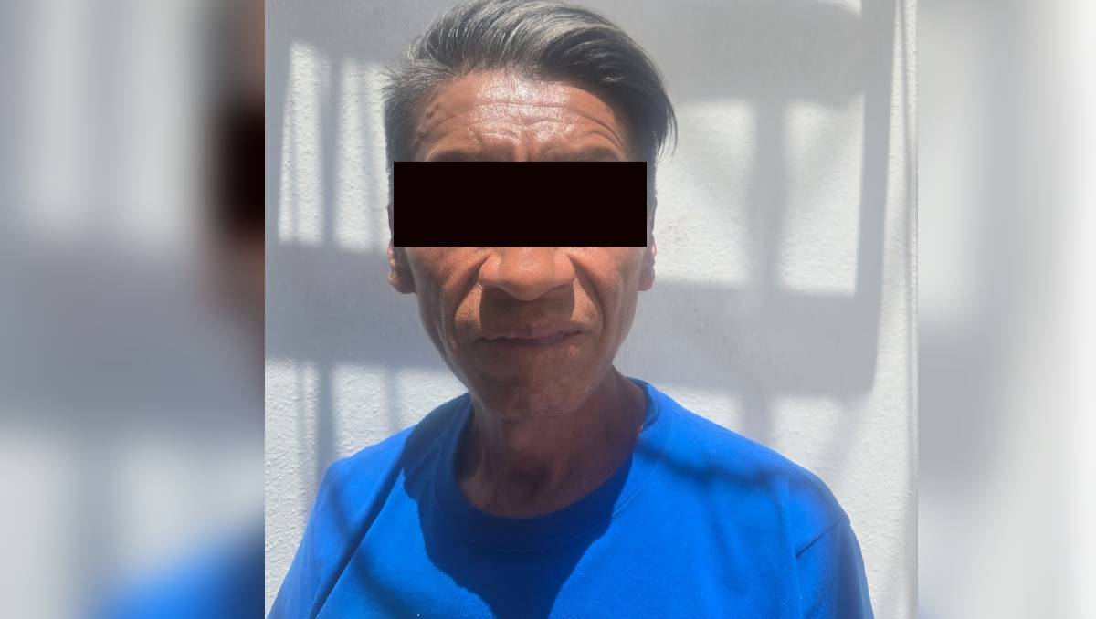 Policías detuvieron a Jorge "N", de 54 años de edad