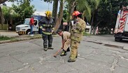 Protección Civil y Bomberos de Tlajomulcon informó que el estallido fue debido a una acumulación de gas metano