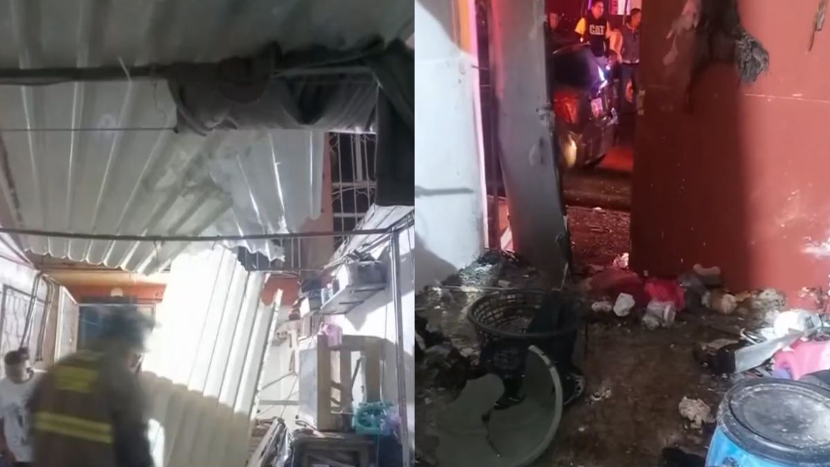 Al menos dos viviendas afectadas y una mujer lesionada, fue el saldo de una explosión en Tecámac por presunta acumulación de gas.