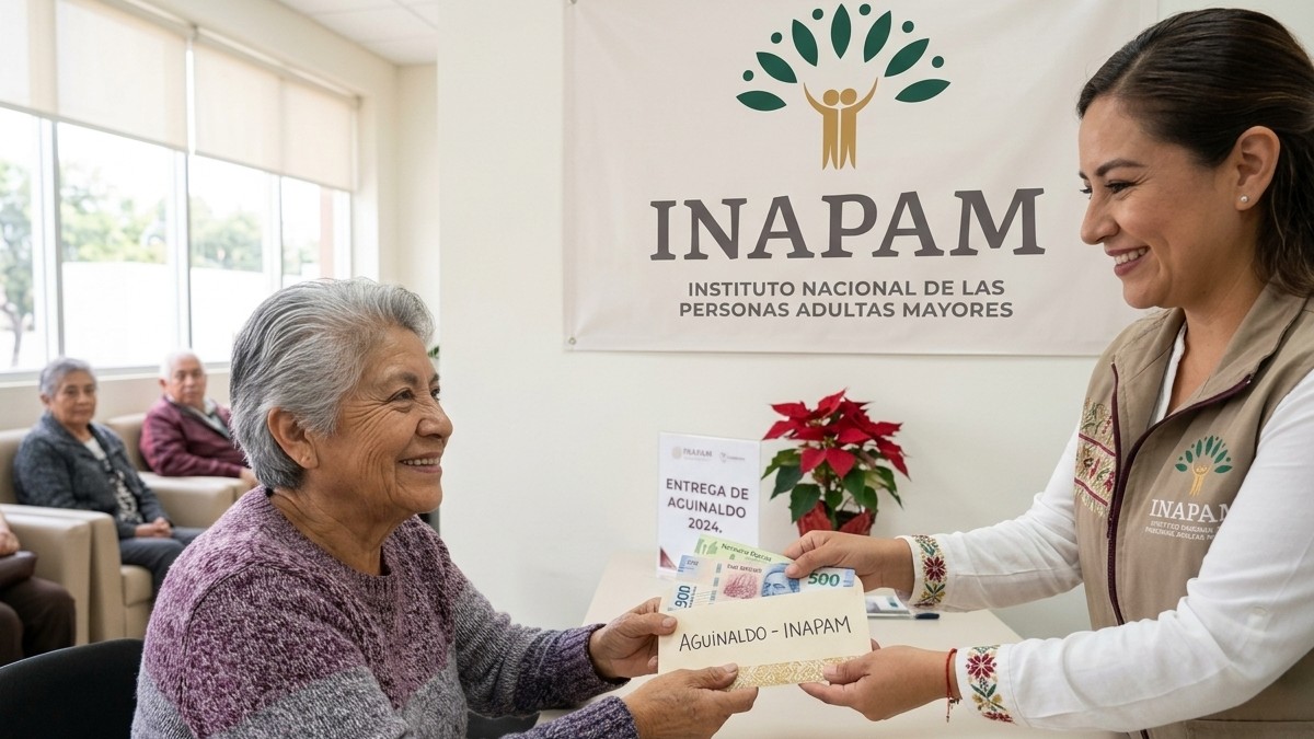Aguinaldo de INAPAM en 2026 para adultos mayores.