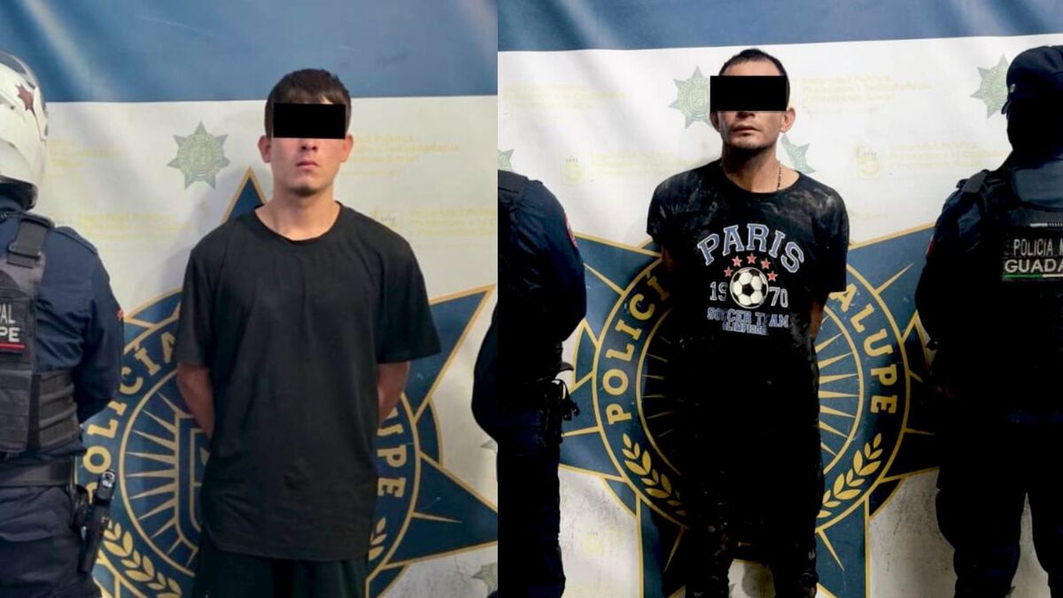 Caen dos hombres tras recuperar vehículos robados en Guadalupe