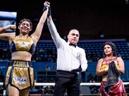 Camila Jiménez vence a Nancy Munguía. | Manos de Calaca