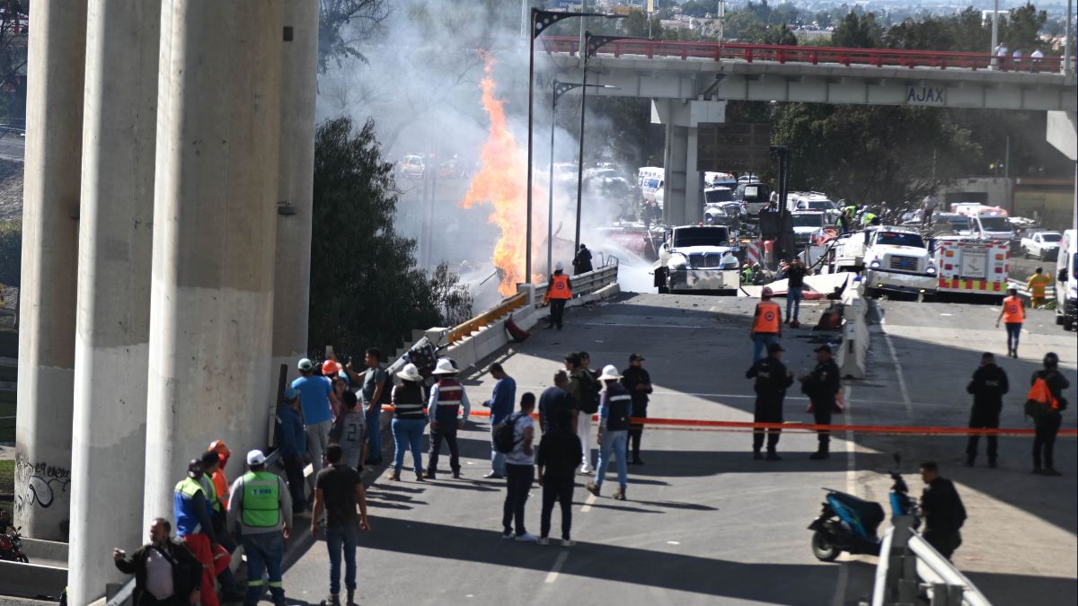 Cronología de la explosión de pipa en Iztapalapa.