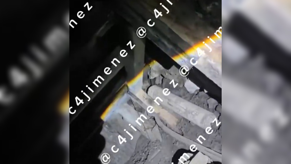 Hallan 'huachitúnel' en Tultitlán, Edomex; vecinos de la zona alertaron por fuerte olor a gasolina.