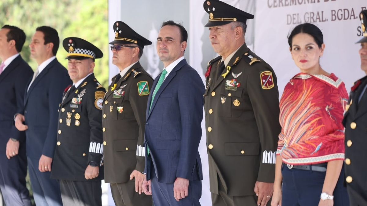 Manolo Jiménez destacó que junto al Ejército Mexicano se trabaja en equipo y coordinación con los tres órdenes de gobierno.