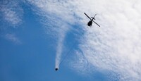 Para combatirlos fue necesaria la intervención de helicópteros