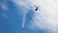 Para combatirlos fue necesaria la intervención de helicópteros