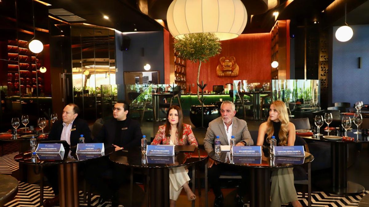 CANIRAC Nuevo León ofreció una rueda de prensa.| Roberto Alanís