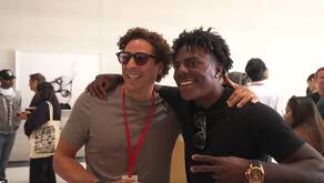 Guillermo Ochoa y I Show Speed en el evento de Apple Park de California