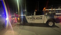 La motocicleta quedó sobre el camellón central, cerca de la ciclopista y a poca distancia del joven.