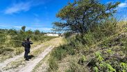 Paraje despoblado en San Andrés Azumiatla, Puebla, donde personal de los servicios periciales recabó indicios