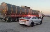 Tres pipas fueron aseguradas en el paraje Paila, sobre la carretera Saltillo-Torreón.