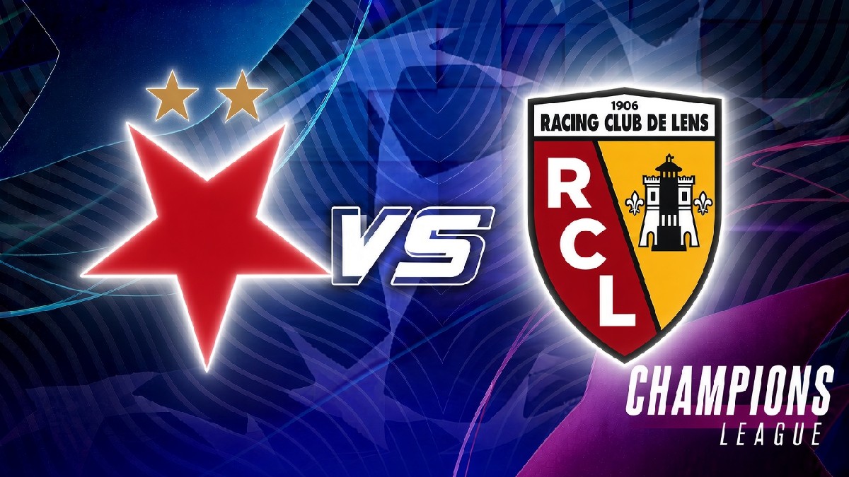 Slavia Praga y Lens se verán las caras en la primera jornada de la Champions League.
