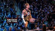 CM Punk expuso su campeonato mundial de WWE ante Gunther en la ciudad de Monterrey.