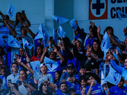 Un grupo de aficionados celestes se hizo presente en las instalaciones del club. | @CruzAzul