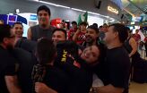 El atleta mexicano arribó a la Sultana del Norte tras conquistar el World Deadlift Championships 2026 de Giants Live en Birmingham.