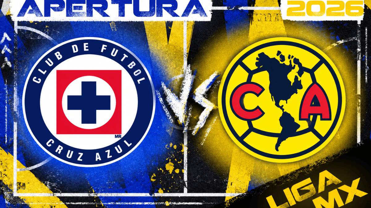 Cruz Azul y América se verán las caras en la jornada 8 del Apertura 2026 en el Estadio Banorte.