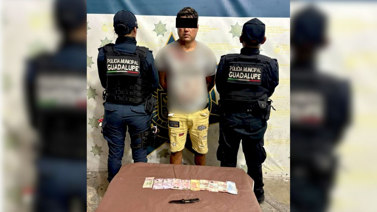 El detenido fue identificado como Manuel, de 42 años de edad.| Especial