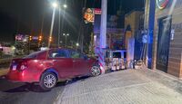 La mujer resultó ilesa gracias al uso del cinturón de seguridad y quedó a la espera de valoración médica.