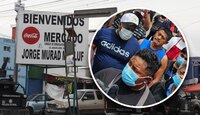 Presuntos comerciantes habrían sido el escudo humano que impidió el paso de agentes al Mercado Morelos / Agencia EsImagen-Jesús Zavala