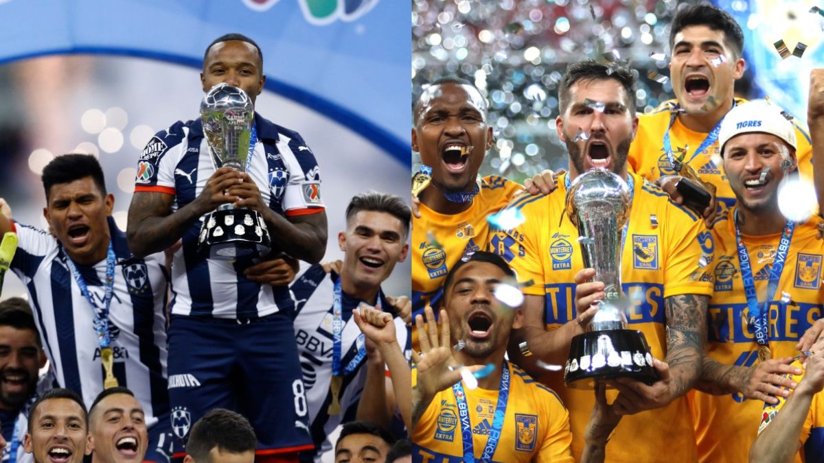 Tigres ganó su más reciente Liga MX en el Clausura 2023, mientras que Rayados lo hizo en el Apertura 2019.